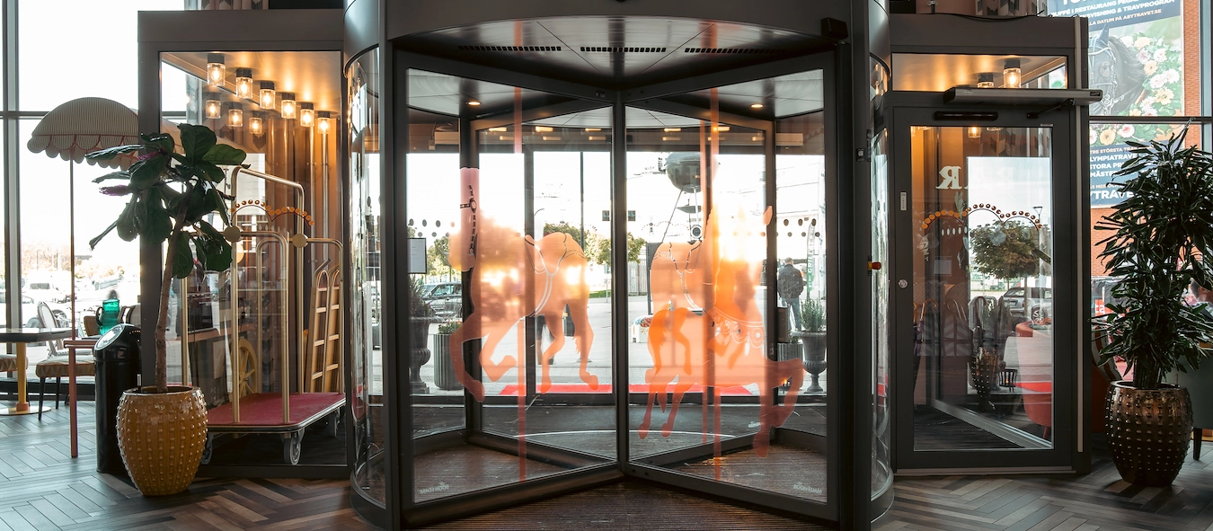 Entrance at Aby Hotel