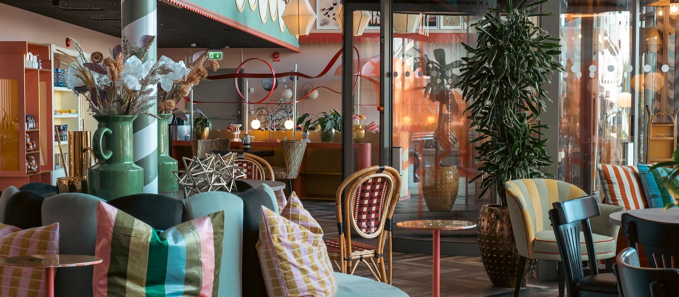 Lobby at Aby Hotel