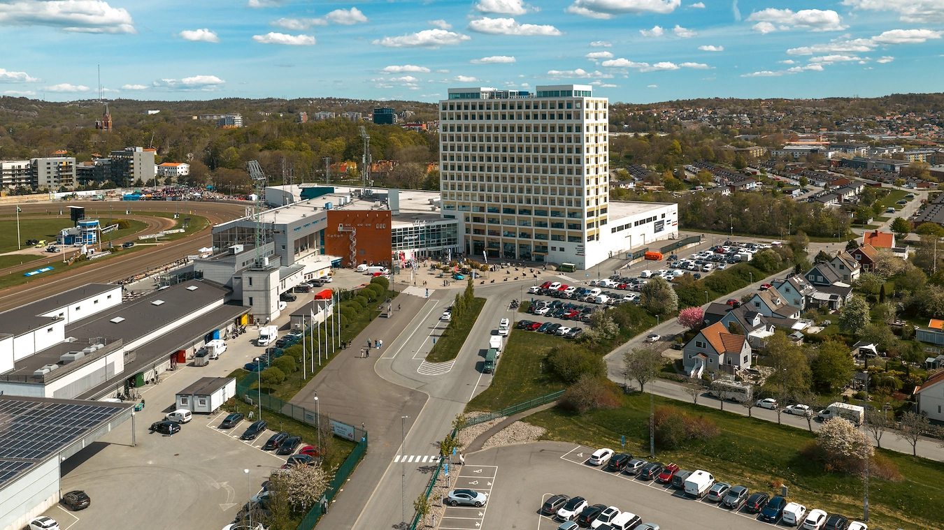 View over Aby Arena